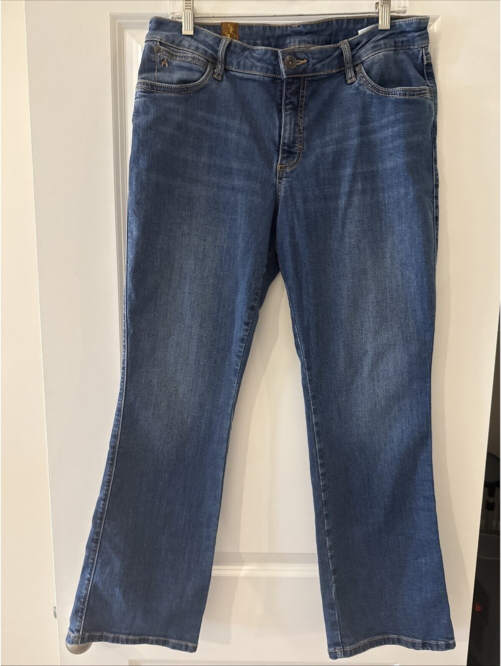 aura jeans size 12 short bootcut womens